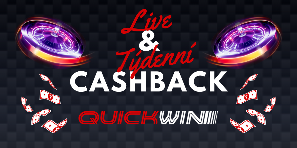 Získejte své sázky zpět s Cashback Bonusem v QuickWin casinu!