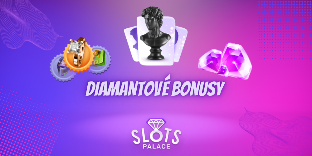 Sbírejte diamanty a získejte online casino bonusy ve SlotsPalace!
