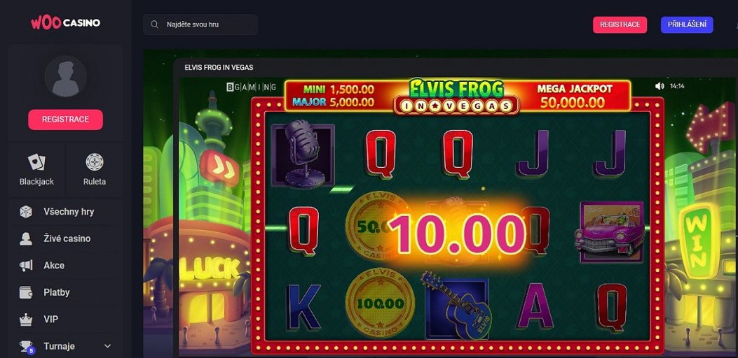 Woocasino - další skvělé online casino v naší herní nabídce