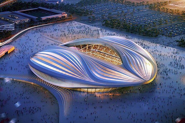 Stadiony MS 2022: Stadion Al Bayt, Stadion Ahmeda bin Alího a Stadion Al Janoub