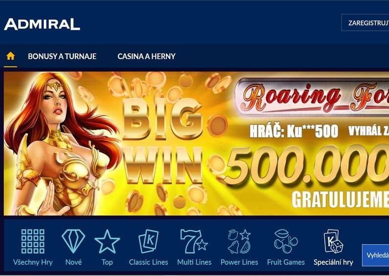 Admiral Casino Recenze☑️  | 250 Kč za registraci  🔥