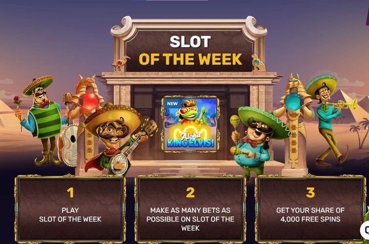 Playamo Casino Slot of The Week pravidelný turnaj