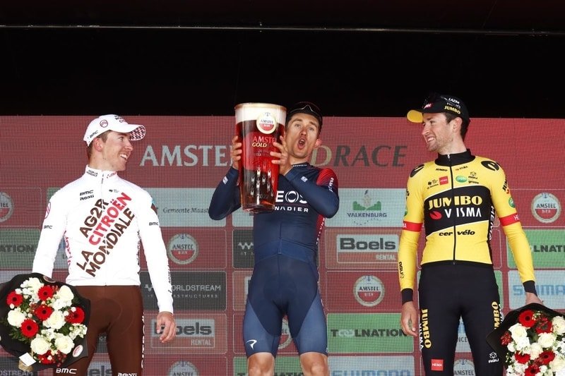 Na Amstel Gold Race rozhodovaly centimetry, napínavý závod vyhrál Kwiatkowski