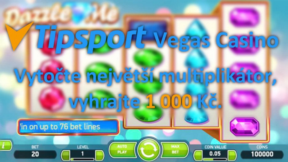 Tipsport Vegas Casino turnaj: štěstí na automatu dnes večer znamená ještě větší výhru!