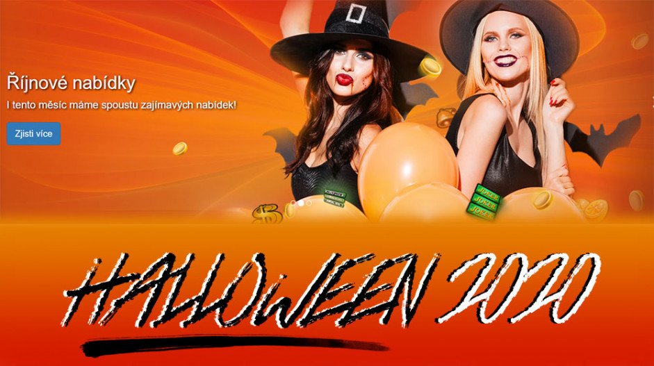 Kouzelná Halloween bonus nadílka v on-line kasinu Kajot Casino