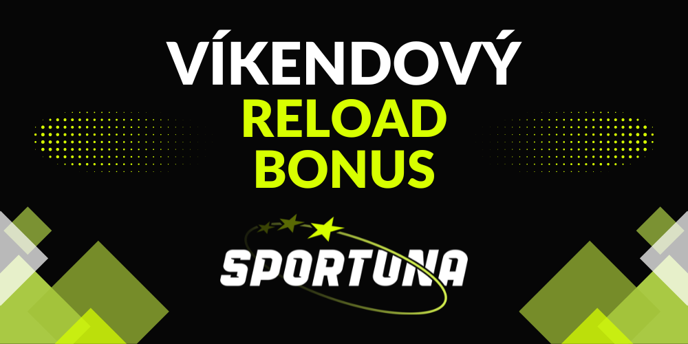Využijte štědrý Víkendový Reload Bonus v casinu Sportuna!