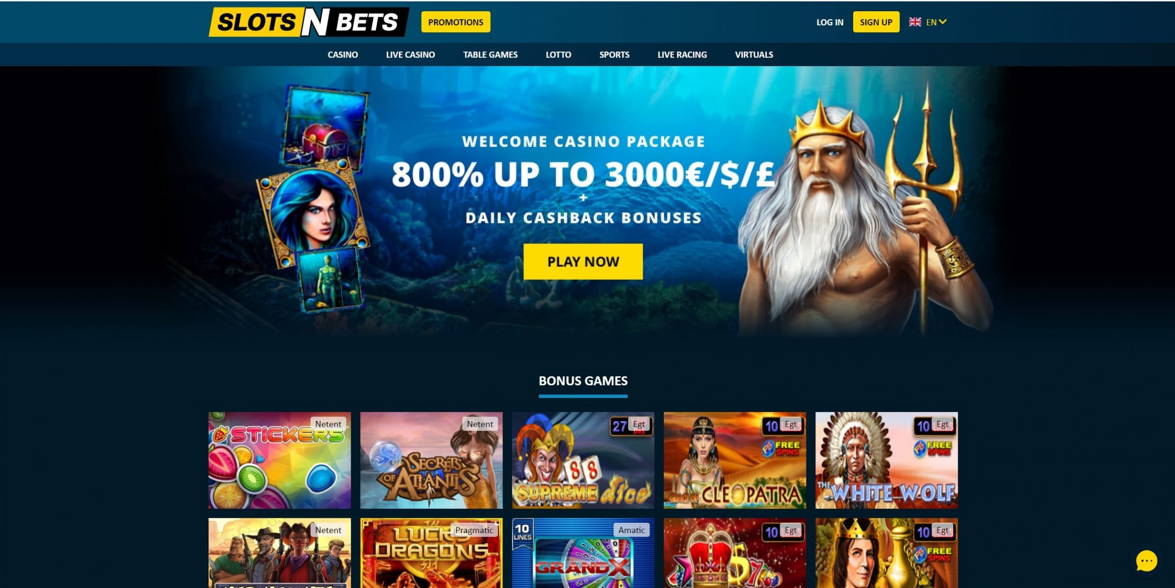 SlotsNBets Casino recenze ☑️ | 800 % do výše 3 000 € 🔥