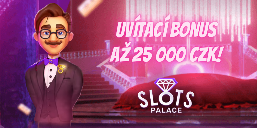 SlotsPalace vás přivítá s bonusem za registraci do výše 25 000 Kč!