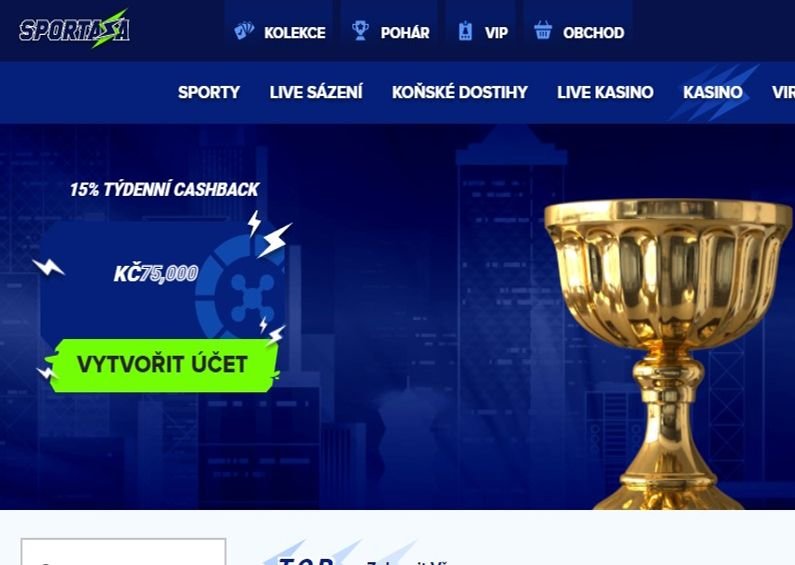 Sportaza Casino recenze ☑️ | 100 % do výše 12500Kč + 200 FS 🔥