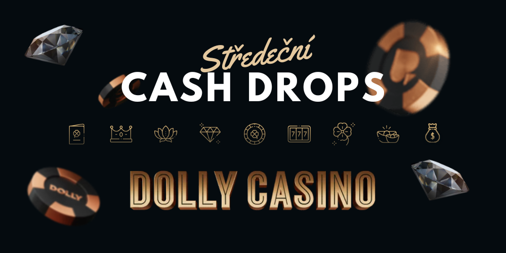 Středeční Cash Drops v Dolly casinu: Získejte až 25,000 Kč!