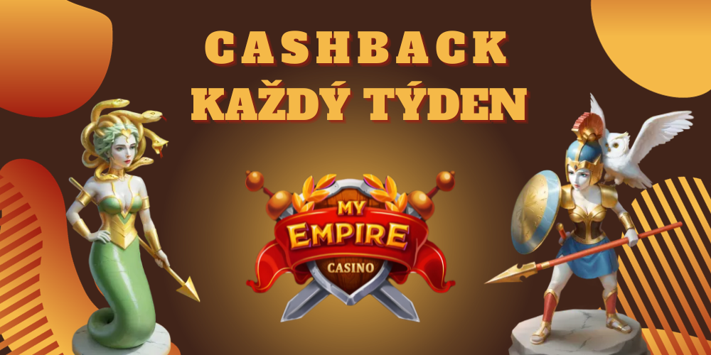 Získávejte až 25% Cashback v MyEmpire Casinu!