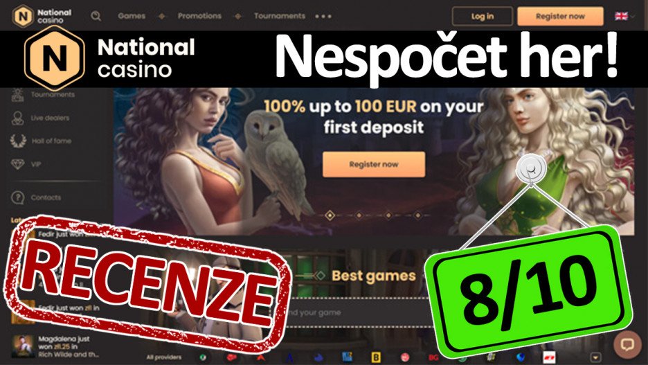 Nové online casino National Casino! Proč vyzkoušet tuto internetovou hernu?