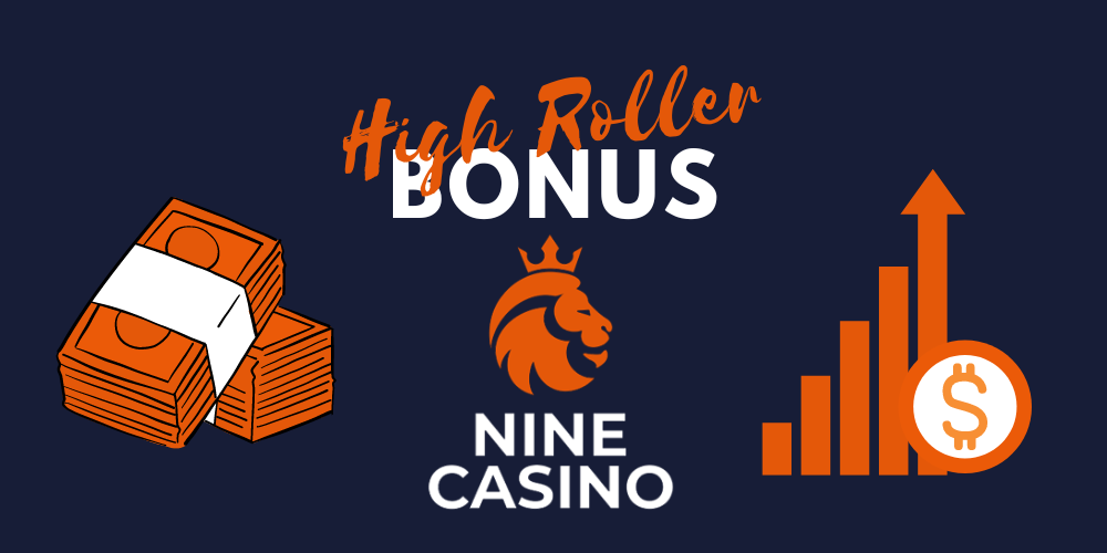 Bonus pro High Rollery v Nine Casino: Získejte 30% bonus až do €500 každý měsíc!