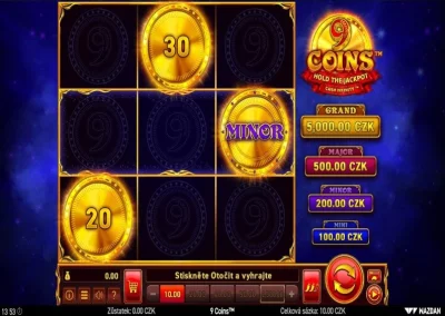 🪙9 Coins: Hold the Jackpot – online výherní automat na 22Bet🪙