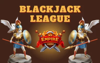 Blackjack League v casinu MyEmpire přináší výhry až 10,000€!