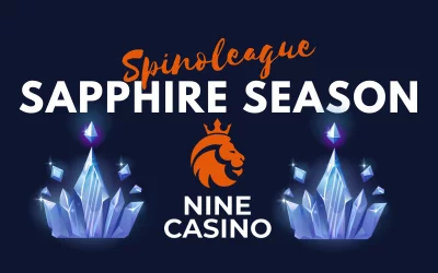 Spinoleague: Sapphire Season - Soutěžte o 500,000 € v Nine Casinu!
