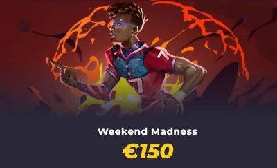Weekend Madness - free bet ve výši až 150 €! (27. - 28. 11.)