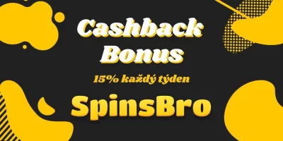 Získejte až 15% Cashback ve SpinsBro casinu každý týden!