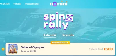 🔥Spin Rally v Nomini Casino! 🔥