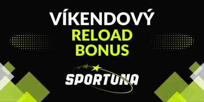 Využijte štědrý Víkendový Reload Bonus v casinu Sportuna!
