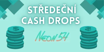 Středeční Cash Drops v casinu Neon54: Získejte až 25,000 Kč!
