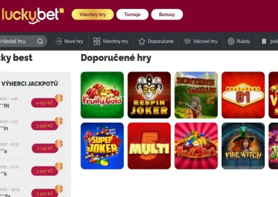 LuckyBet - recenze výherních automatů a casino her