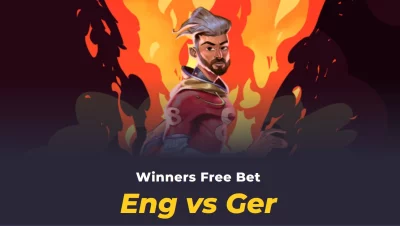 Vsaďte na dnešní bitvu mezi Anglií a Německem a získejte free bet ve výši 25 €