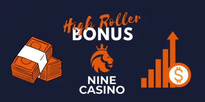 Bonus pro High Rollery v Nine Casino: Získejte 50% bonus až do €500 každý měsíc!