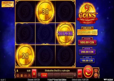 🪙9 Coins: Grand Gold Edition – online výherní automat na 22Bet🪙