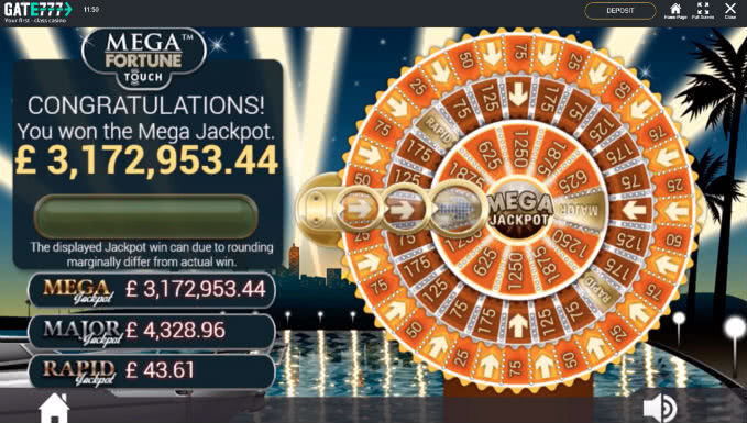 Mega Fortune automat - výhra jackpotu