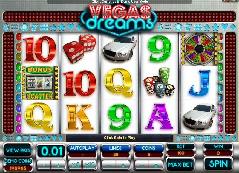 Vegas Dreams - automat Big Time Gaming