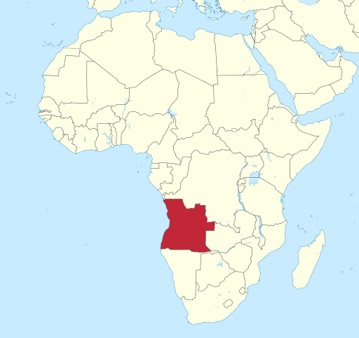 Angola - mapa