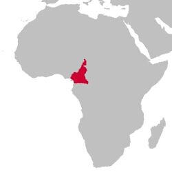 Kamerun - poloha