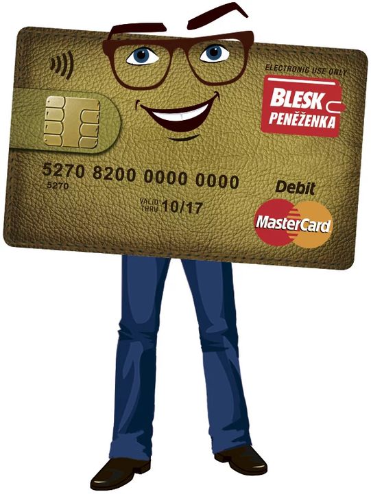 Blesk peněženka (předplacená karta)