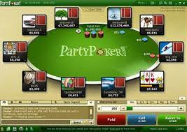 Party poker - pokerový stůl