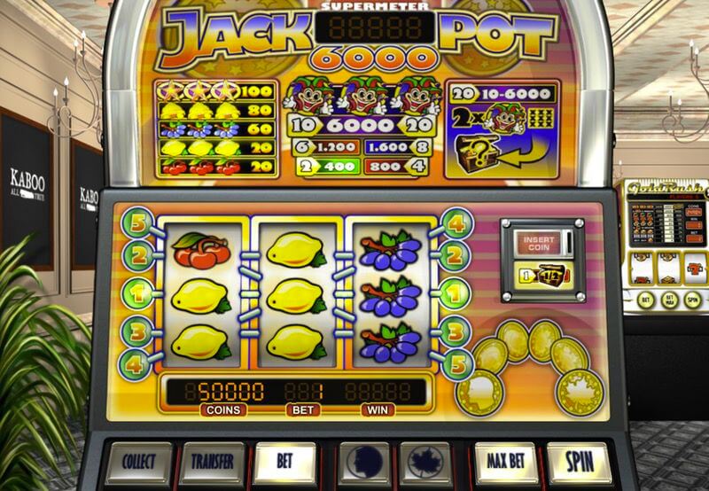Výherní automat Jackpot 6000