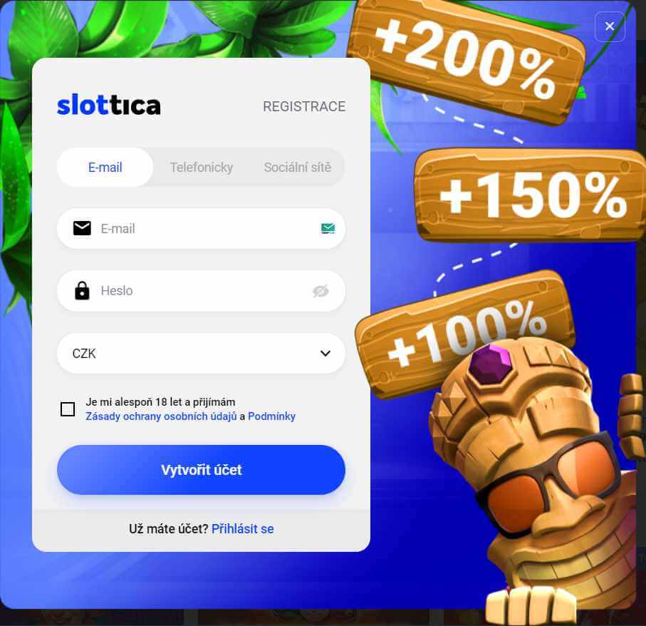 Slottica Casino bonus