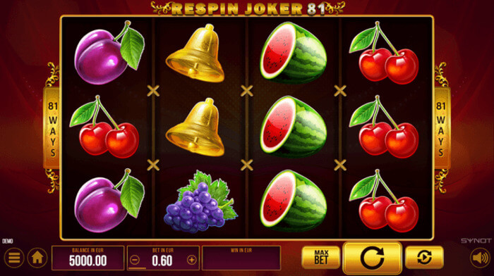 Respin Joker 81 - Synot automat online zdarma 81