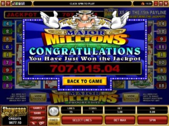 Major Millions Jackpot Slot