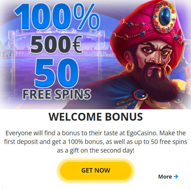 Ego Casino: bonus