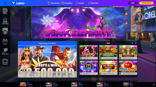 Ivi Casino - home page