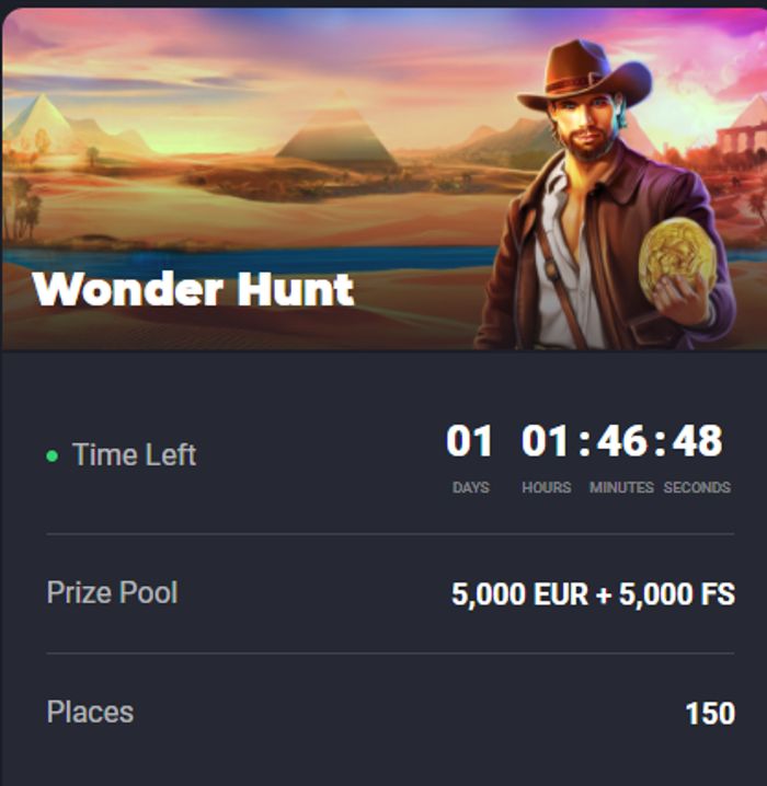 Wonder Hunt turnaj - cover 2
