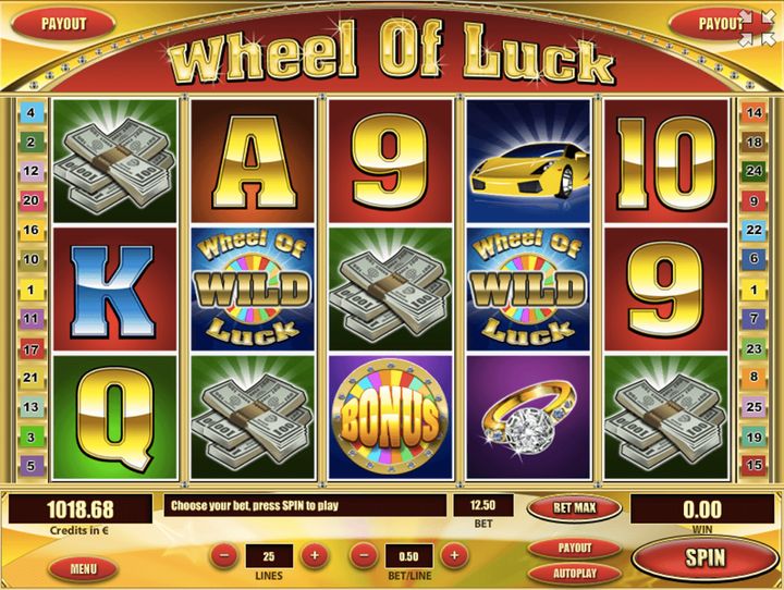 Kolo štěstí online ve hře Wheel of Luck