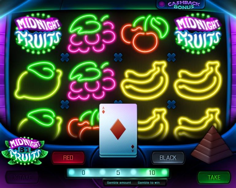 Automat Midnight Fruits - Gamble