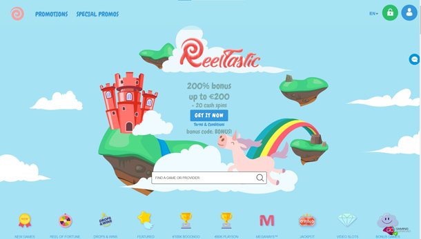Reeltastic - home page