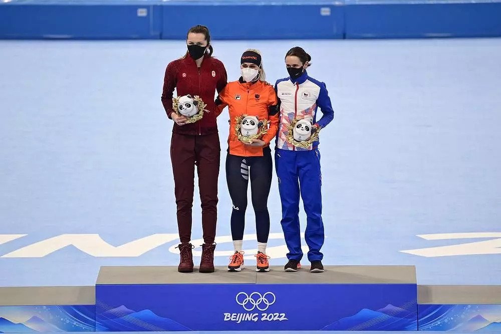 Bronzová Martina Sáblíková po závodě na 5 000 metrů