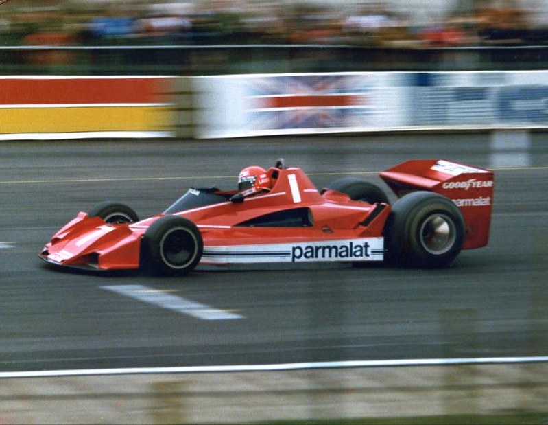 Lauda s vozem stáje Brabham