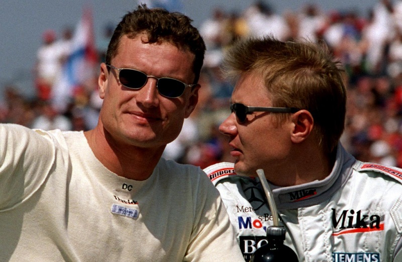 David Coulthard a Mika Häkkinen