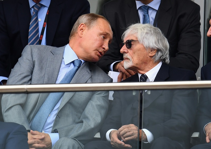 Ecclestone se s Putinem sblížil během plánování Velké ceny Ruska, která se jela poprvé v roce 2014