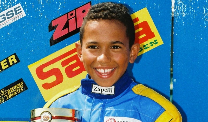 Lewis Hamilton v roce 1996